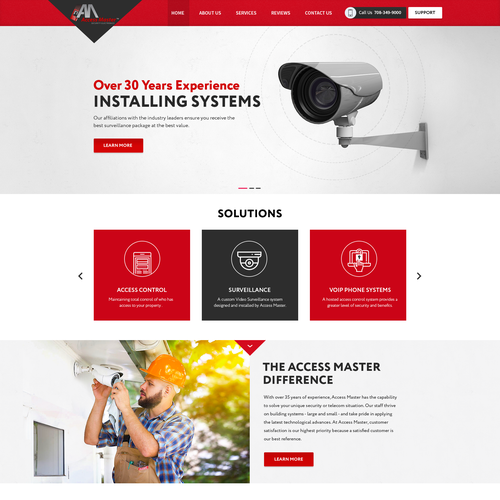 Landing Page - Access Master Design by win2010