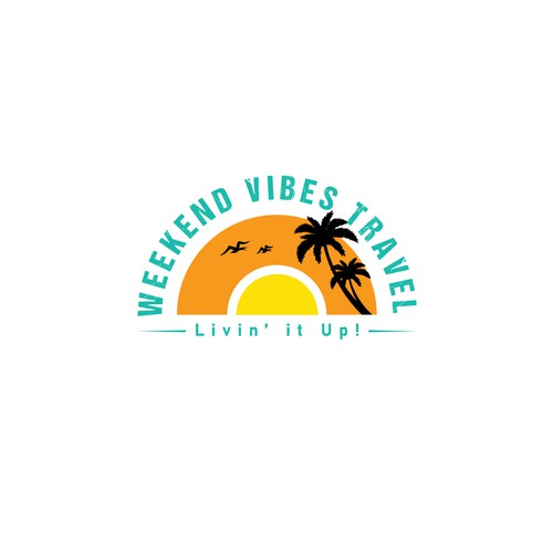 Design a Travel Logo for Weekend Vibes Travel Design by Pragiee