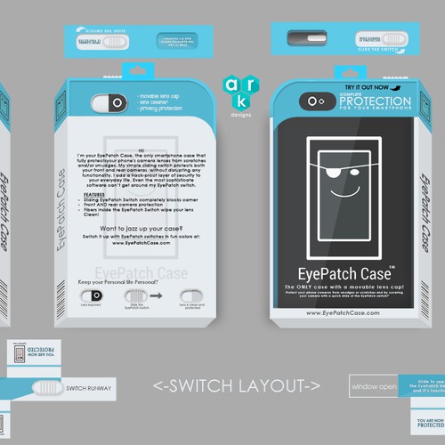 Design eye popping packaging for my eyepatch case Product