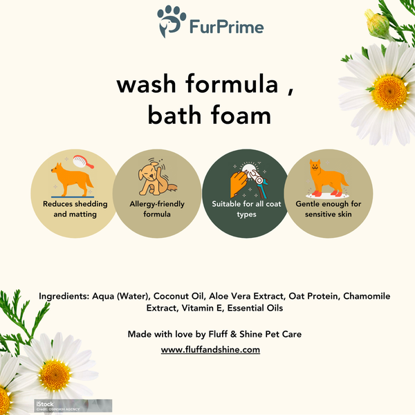 Premium Pet Shampoo – Nourish, Soothe & Balance 🐶🐱✨