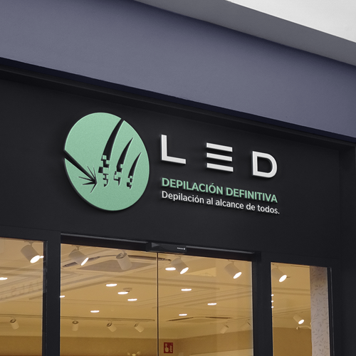 Diseño y Logo para Empresa de Depilación Definitiva Design by The Perfect Symbols