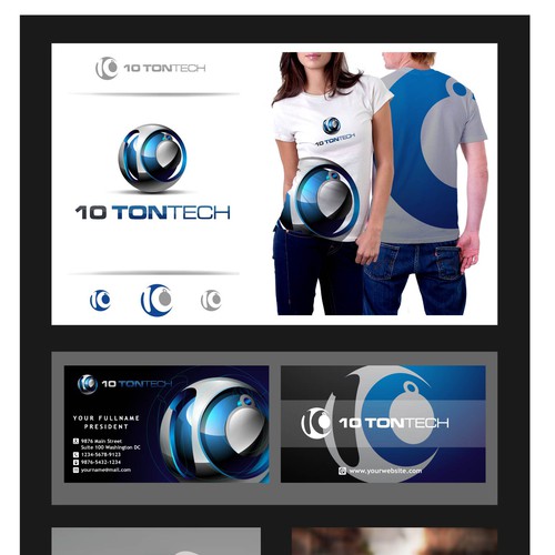 Help "10 Ton Tech" with a new logo Design by Fierda Designs