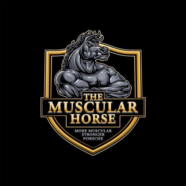 Design by Gholi Arsadi titled "THE MUSCULAR HORSE"