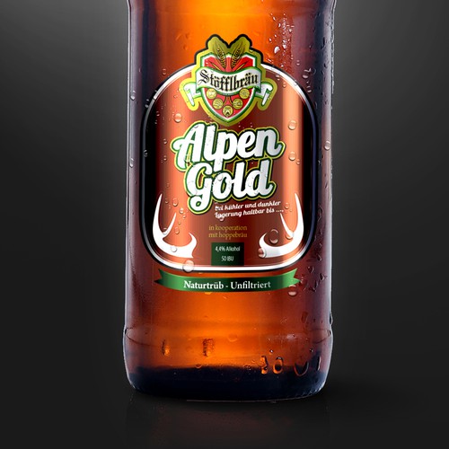 product label für Stöfflbräu  Design by lukaslx