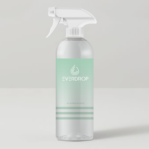 Premium Spray Bottle and Packaging for Cleaning Supplies Design by VoiceDesign