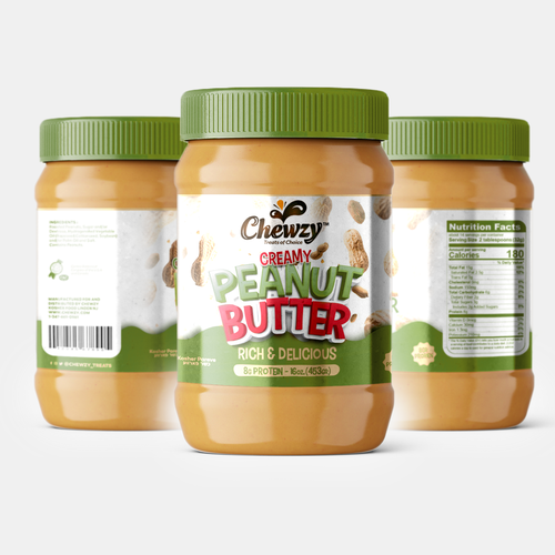 Peanut Butter Label Design by Martil Media