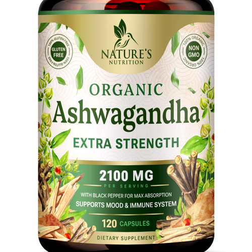 Ashwagandha Design Needed for Nature's Nutrition Design by Studio MH