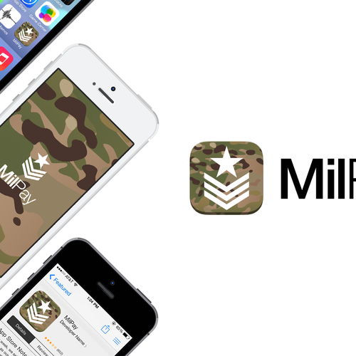 Create a winning logo for a new military financial mobile app! Design by Pippo Franco