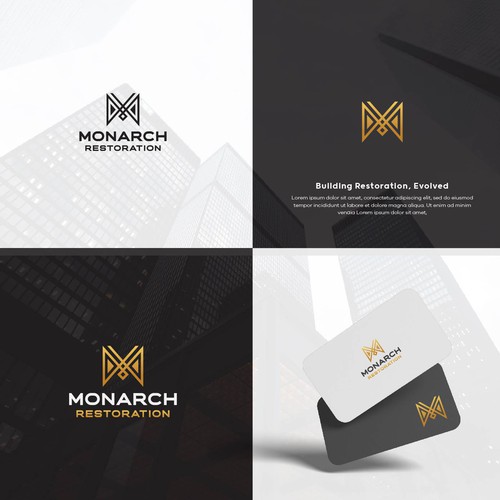 Design a modern clean logo package for a restoration company Design by Danny A