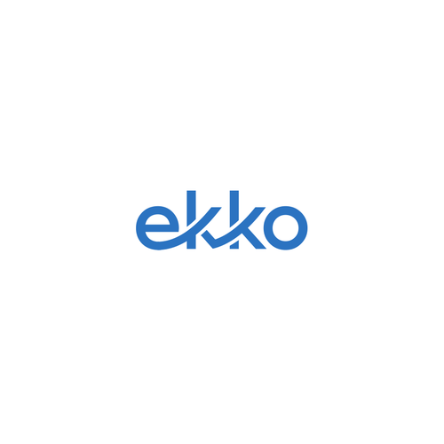 SIMPLE LOGO - ekko Letters then dm after Design by KD_Logo