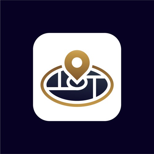 Modern iOS app - pressed penny locator app designed for coin collectors Design by V N Y X