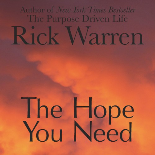 Diseño de Design Rick Warren's New Book Cover de Infocus Design