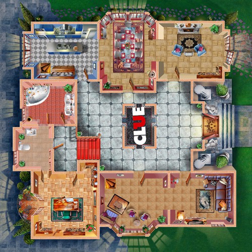 Create The New Cluedo Mansion For App Gameplay Sonstiges