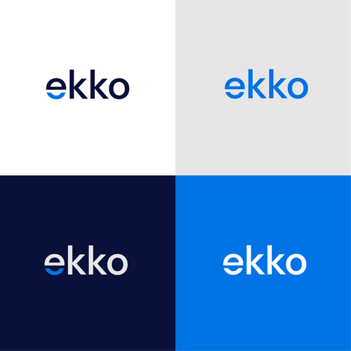 SIMPLE LOGO - ekko Letters then dm after Design by Danhood