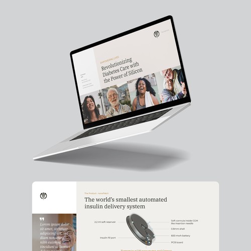 Industry conference multi page presentation Design by Kahnwald