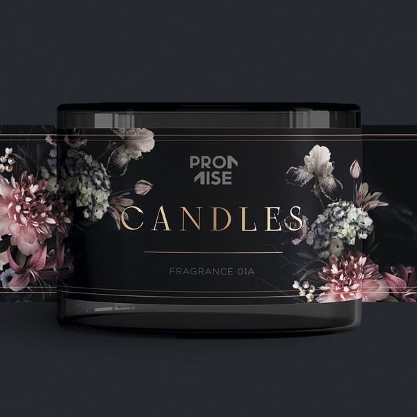 Candles label 