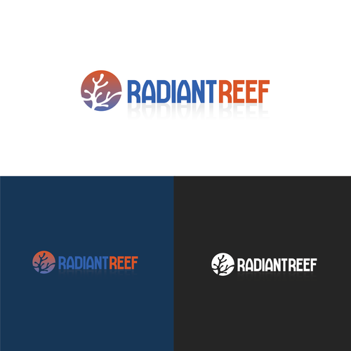 Design Radiant Reef brand logo por Danielf_