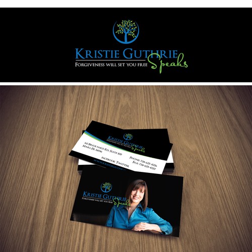 Kristie Guthrie Speaks needs a new logo and business card デザイン by ultrastjarna
