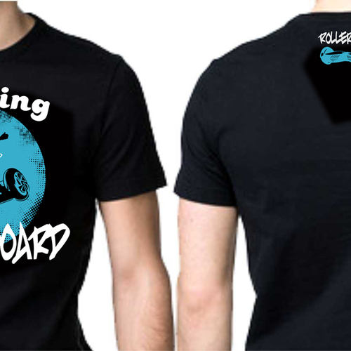 Amazing Roller Board T-Shirt Design