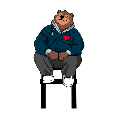 Yeah I know, another Bear design. But Let's make this one is special with Love. Design réalisé par do'ane simbok