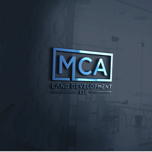 Design a simple modern logo for land development business. Design by anindiya