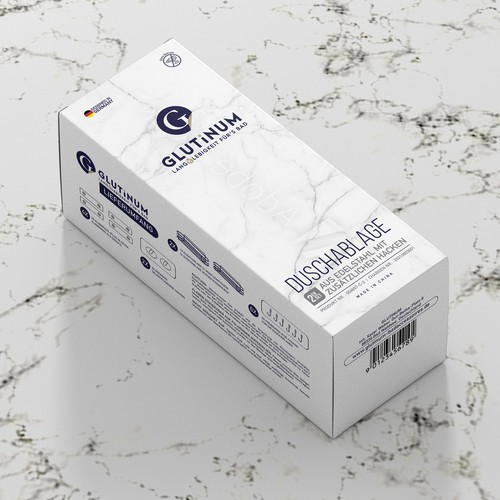 We need product packaging for our shower shelf Design by KreativeAnt✏