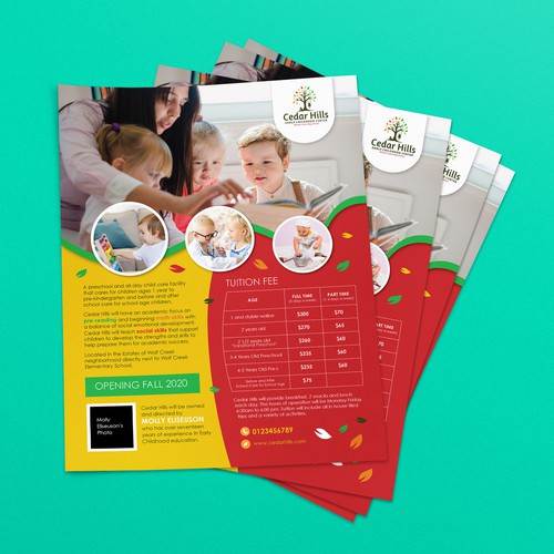 Preschool Flyer Design by TUNSAY