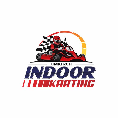Neues Logo für Indoor Kartbahn - new logo for indoor go kart racing Design by hey John!