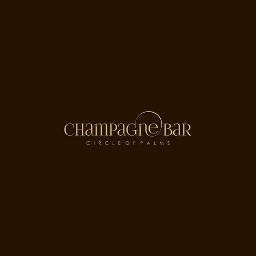 Design Luxury and modern Champagne Bar logo di PATIS