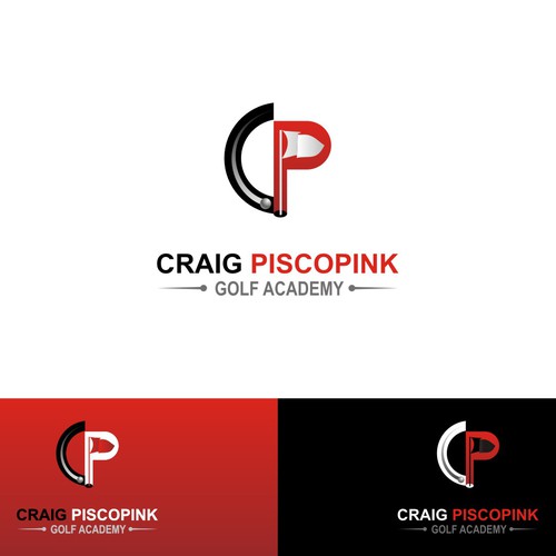 logo for Craig Piscopink Golf Academy or CP Golf Academy  Design por SeagulI