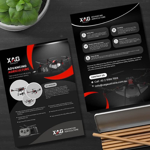 Drone Remote Controller Flyer Design Design by mahgul007⭐⭐⭐⭐⭐