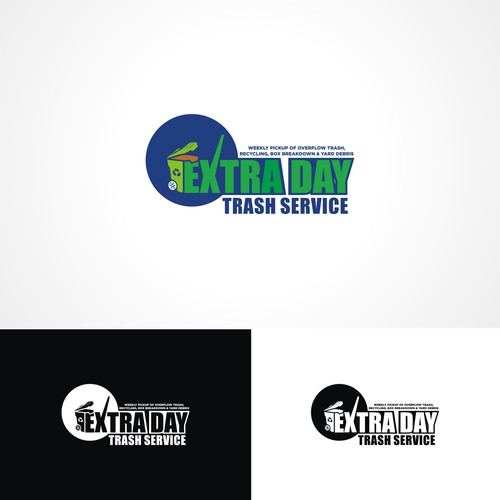 Trash Service Logo Design by N83touchthesky