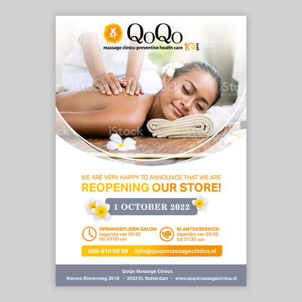 Flyer/Poster for a Massage Salon