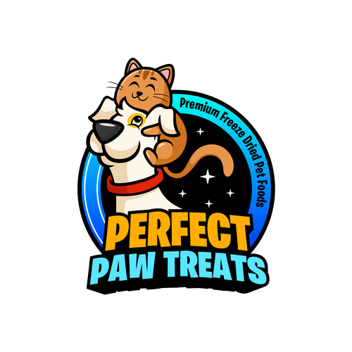 Perfect Paw Treats Modern & Vibrant Happy Logo Diseño de 2K Desain