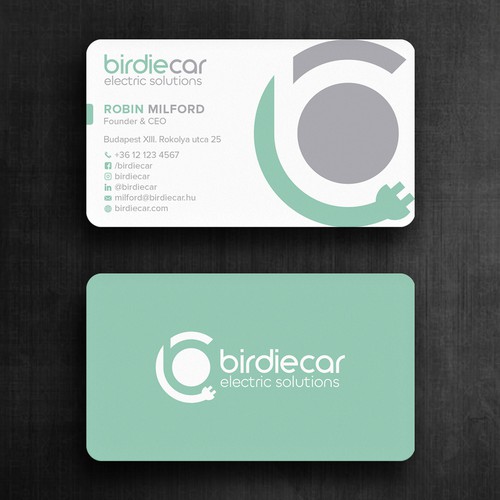 business card for company called birdie Design by Felix SH