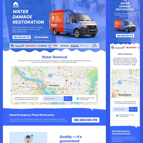Design by Daruisz titled "Landing Page Redesign"