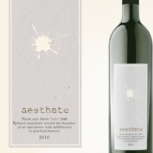 Minimalistic wine label needed Design por Mida Strasni
