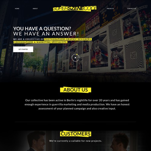 Web page design contest entry by “ ST “