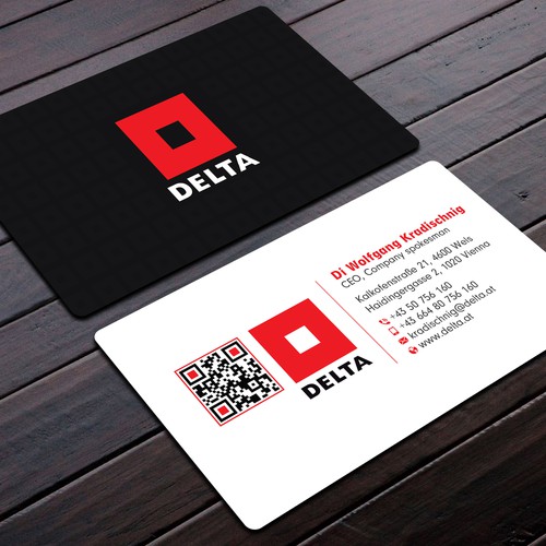 DELTA Business Card Relaunch Design réalisé par prosenjit_P