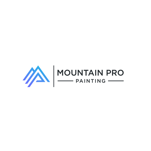 High-end, tech-focused Colorado painting company brand package Design by adam.h™