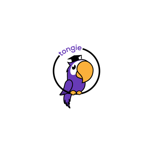 Design di Design Tongie's brand which is an A.I. boosted, language teaching mobile app di odle
