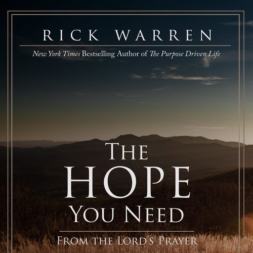 Design Rick Warren's New Book Cover Diseño de benfinch