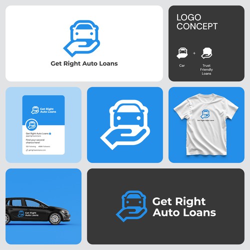 Get Right Auto Loans Logo Design by Calvin R