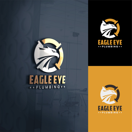 Eye catching and very marketable logo for plumbing company. The company name is Eagle Eye Plumbing Design by Ikan Tuna