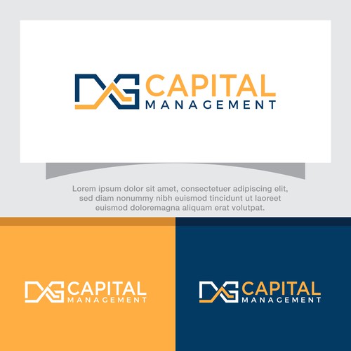 Logo & Brand guide for DG Capital Management an options trading Hedge Fund. Design by rouf_art