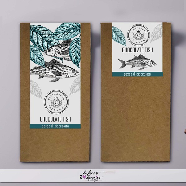 Chocolate Fish Label