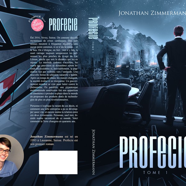 Design an attention-grabbing cover for a science-fiction novel