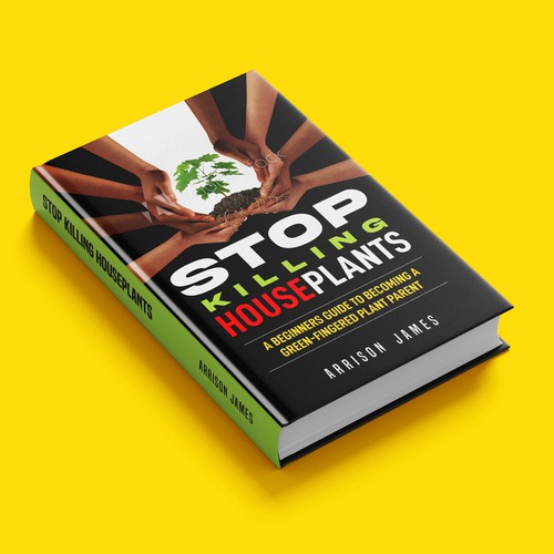 Design a plant parenting book cover Design by Nicholas Crasta