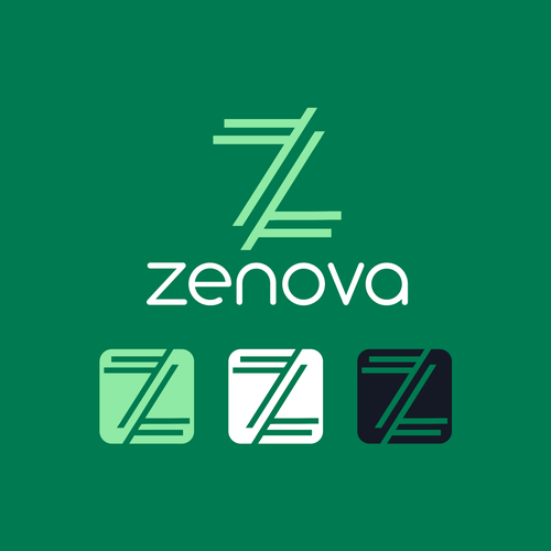 Zenova Logo: Revolutionary suite of health and wellness mobile apps Design by Kencono Wungu