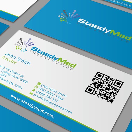 stationery for SteadyMed Therapeutics Design by Viktorijan